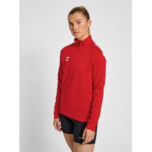 hummel Sport Long Sleeve Shirt hmlCORE XK Half-Zip Sweat (Polyester Sweat Fabric) Red Women