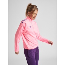 hummel Sport Long Sleeve Shirt hmlCORE XK Half-Zip Sweat (Polyester Sweat Fabric) Pink Women