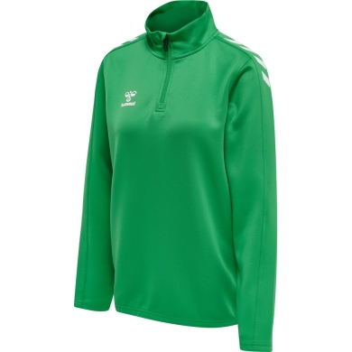 hummel Sport Long Sleeve Shirt hmlCORE XK Half-Zip Sweat (Polyester Sweat Fabric) Green Women