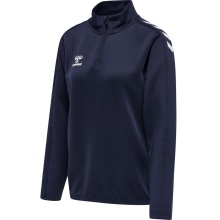 hummel Sport Long Sleeve Shirt hmlCORE XK Half-Zip Sweat (Polyester Sweat Fabric) Navy Blue Women