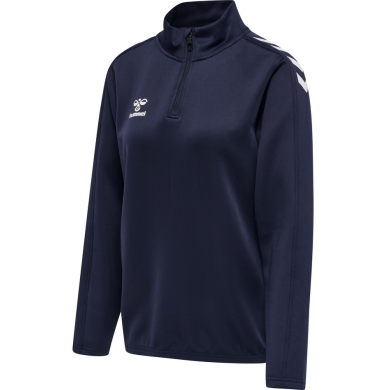 hummel Sport Long Sleeve Shirt hmlCORE XK Half-Zip Sweat (Polyester Sweat Fabric) Navy Blue Women