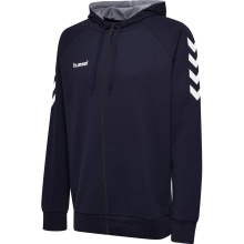 hummel Hooded Jacket Basic hmlGO Cotton Zip Hoodie (Cotton) navy blue Men's