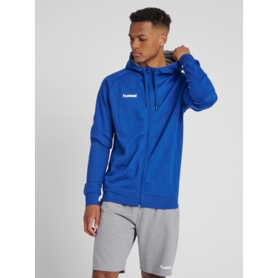 hummel Hooded Jacket Basic hmlGO Cotton Zip Hoodie (Cotton) royal blue Men