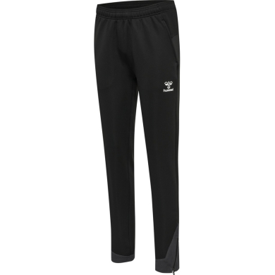 hummel Sports Trousers hmlLEAD Poly Pants (Side Pockets, Stretch Sweat Fabric) Long Black Women