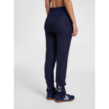 hummel Sports Trousers hmlLEAD Poly Pants (Side Pockets, Stretchy Sweat Fabric) Long Navy Blue Women