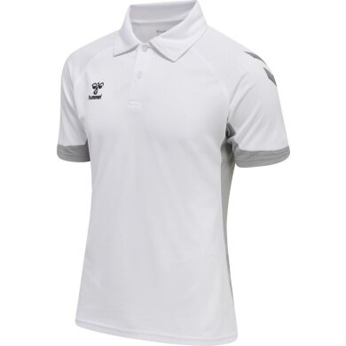 hummel Sport Polo hmlLEAD Functional (Mesh Material) Short Sleeve White Men