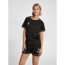 hummel Sport Shirt (Jersey) hmlLEAD Poly Jersey (Mesh Material) Short Sleeve Black Women