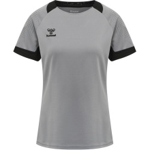 hummel Sport Shirt (Jersey) hmlLEAD Poly Jersey (Mesh Material) grey Women