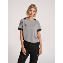 hummel Sport Shirt (Jersey) hmlLEAD Poly Jersey (Mesh Material) grey Women