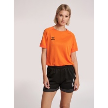 hummel Sport Shirt (Jersey) hmlLEAD Poly Jersey (Mesh Material) Short Sleeve Orange Women