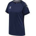 hummel Sport Shirt (Jersey) hmlLEAD Poly Jersey (Mesh Material) Short Sleeve Navy Blue Women