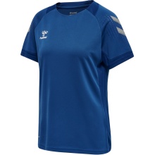 hummel Sport Shirt (Jersey) hmlLEAD Poly Jersey (Mesh Material) Short Sleeve Dark Blue Women