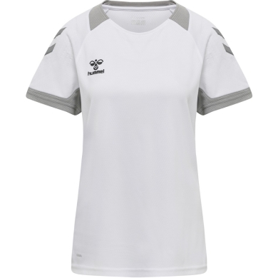 hummel Sport Shirt (Jersey) hmlLEAD Poly Jersey (Mesh Material) Short Sleeve White Women