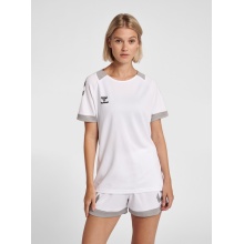 hummel Sport Shirt (Jersey) hmlLEAD Poly Jersey (Mesh Material) Short Sleeve White Women