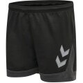 hummel Sports Shorts hmlLEAD Poly Shorts (Mesh Fabric, without Side Pockets) Short black/grey Women