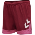 hummel Sports Shorts hmlLEAD Poly Shorts (Mesh Fabric, without Side Pockets) Short Bordeaux/Pink Women