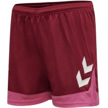 hummel Sports Shorts hmlLEAD Poly Shorts (Mesh Fabric, without Side Pockets) Short Bordeaux/Pink Women