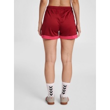 hummel Sports Shorts hmlLEAD Poly Shorts (Mesh Fabric, without Side Pockets) Short Bordeaux/Pink Women