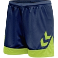 hummel Sports Shorts hmlLEAD Poly Shorts (Mesh Fabric, without Side Pockets) Short Denim Blue Women