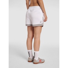 hummel Sports Shorts hmlLEAD Poly Shorts (Mesh Fabric, without side pockets) Short white/grey Women