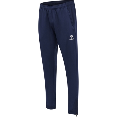 hummel Sports Trousers hmlLEAD Poly Pants (Side Pockets, Stretch Sweat Fabric) Long Navy Men