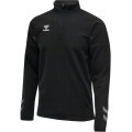 hummel Sport Long Sleeve Shirt hmlLEAD Pro Half Zip (light sweat fabric, half zipper) black Men