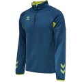 hummel Sport Long Sleeve Shirt hmlLEAD Pro Half Zip (light sweat fabric, half zip) dark blue Men