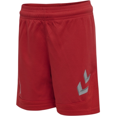 hummel Sports Shorts hmlLEAD Poly Shorts (Mesh Fabric, without side pockets) Short red Children