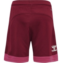 hummel Sports Shorts hmlLEAD Poly Shorts (Mesh Fabric, without side pockets) Short Bordeaux/Pink Children