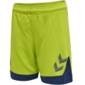 hummel Sports Shorts hmlLEAD Poly Shorts (Mesh Fabric, without side pockets) Short lime green Children