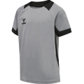 hummel Sport T-shirt hmlLEAD Poly Jersey (Mesh Material) Short Sleeve Grey Children