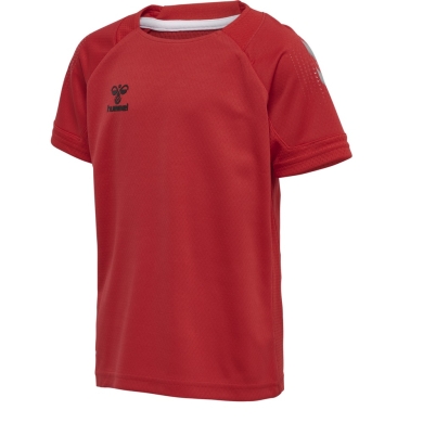 hummel Sport T-shirt hmlLEAD Poly Jersey (Mesh Material) Short Sleeve red Children