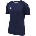 hummel Sport T-shirt hmlLEAD Poly Jersey (Mesh Material) Short Sleeve Navy Blue Kids