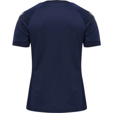 hummel Sport T-shirt hmlLEAD Poly Jersey (Mesh Material) Short Sleeve Navy Blue Kids