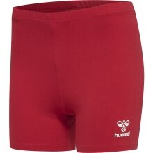 hummel Sport-Tight hmlCORE Volley Cotton Hipster (soft, stretchy jersey fabric) Short red Women