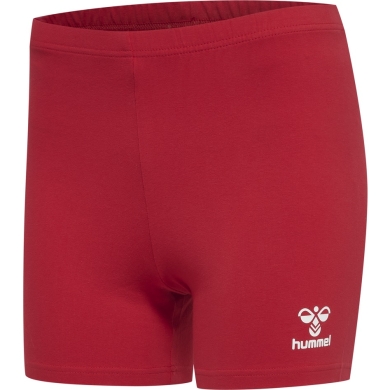 hummel Sport-Tight hmlCORE Volley Cotton Hipster (soft, stretchy jersey fabric) Short red Women