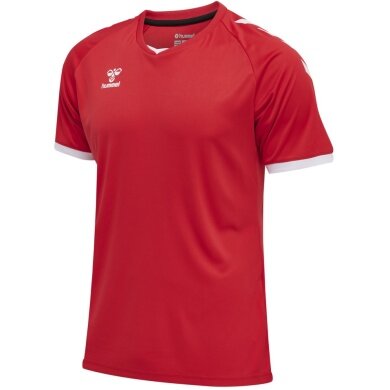 hummel Sport T-shirt hmlCORE Volley Tee (Polyester, jersey fabric) short sleeve red Men