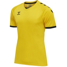 hummel Sport T-shirt hmlCORE Volley Tee (Polyester, Jersey fabric) Short sleeve yellow Men