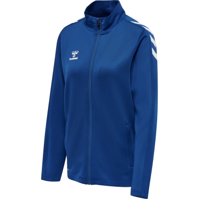 hummel Sport training jacket hmlCORE XK Poly Zip Sweat (Polyester sweat fabric, front zipper) dark blue Women