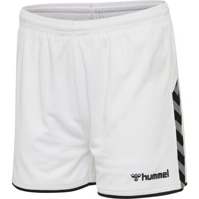 hummel Sports Shorts hmlAUTHENTIC Poly Shorts (light jersey fabric, without side pockets) Short white/black Women