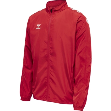 hummel Sport Training Jacket hmlCORE XK Micro Zip Jacket (Polyester and Mesh Fabric) red Men