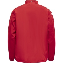 hummel Sport Training Jacket hmlCORE XK Micro Zip Jacket (Polyester and Mesh Fabric) red Men