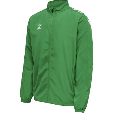 hummel Sport Training Jacket hmlCORE XK Micro Zip Jacket (Polyester and Mesh Fabric) green Men