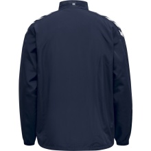 hummel Sport Training Jacket hmlCORE XK Micro Zip Jacket (Polyester and Mesh Fabric) Navy Blue Men