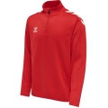 hummel Sport Long Sleeve Shirt hmlCORE XK Half-Zip Poly Sweat (Polyester Sweat Fabric) Red Men