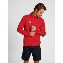 hummel Sport Long Sleeve Shirt hmlCORE XK Half-Zip Poly Sweat (Polyester Sweat Fabric) Red Men