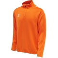 hummel Sport Long-Sleeve Shirt hmlCORE XK Half-Zip Poly Sweat (Polyester Sweat Fabric) Orange Men