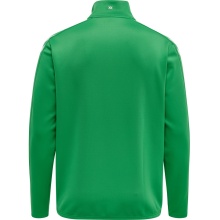 hummel Sport Long Sleeve Shirt hmlCORE XK Half-Zip Poly Sweat (Polyester Sweat Fabric) Green Men