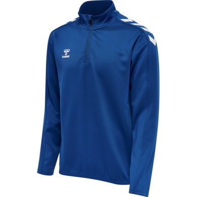 hummel Sport long-sleeved shirt hmlCORE XK Half-Zip Poly Sweat (Polyester sweat fabric) dark blue Men