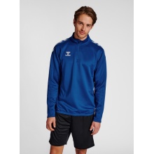 hummel Sport long-sleeved shirt hmlCORE XK Half-Zip Poly Sweat (Polyester sweat fabric) dark blue Men